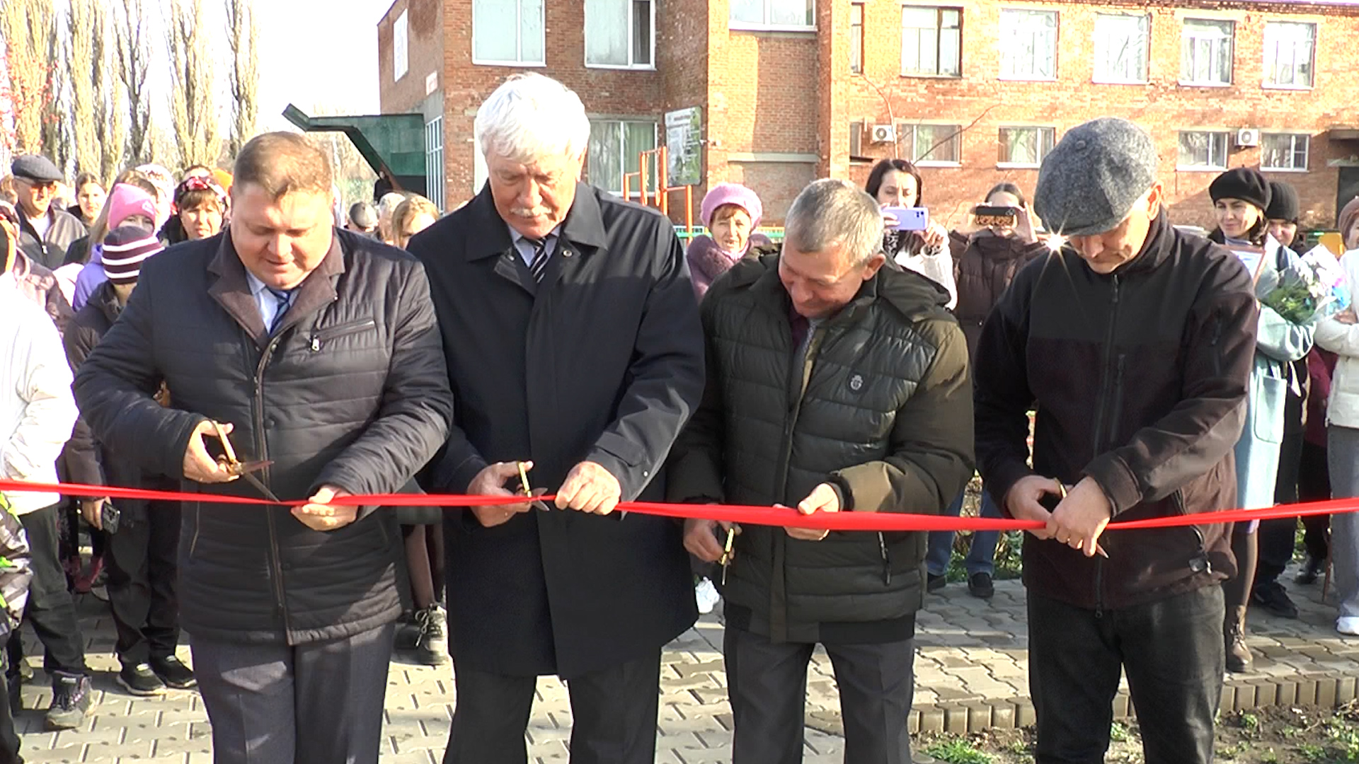 Открытие сквера в х. Малотокмацкий