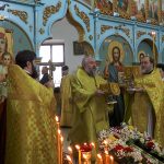 Репортаж о праздничном богослужении в честь 170-летия храма Покрова Пресвятой Богородицы  в сл. Никольской