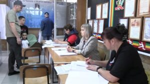Выборы-2026. Репортаж о голосовании на избирательном участке №1120