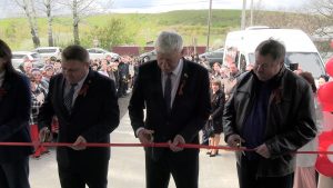 Встреча с жителями, посещение социальных объектов, открытие Туроверовского СДК. Репортаж о рабочем визите В.Василенко в Миллеровский район.