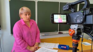 Репортаж о подготовке школ к новому учебному году.