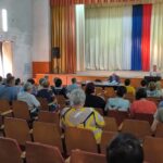 Репортаж об отчёте главы администрации Первомайского сельского поселения об итогах работы за 1 полугодие 2026г.
