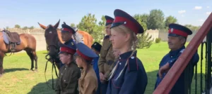 Первый конь: посвящение  в казаки! В слободе Поздеевка прошёл очередной казачий обряд.